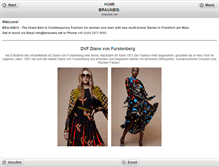 Tablet Screenshot of brauneis.net